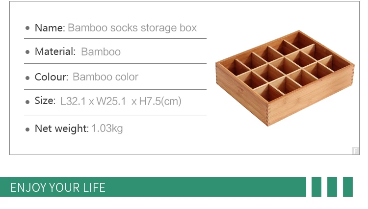 ORZ носки Коробка для хранения Бамбуковая корзина для белья бюстгальтер нижнее белье Галстуки Косметика Макияж Ювелирные Изделия Настольный шкаф ящик Органайзер для хранения
