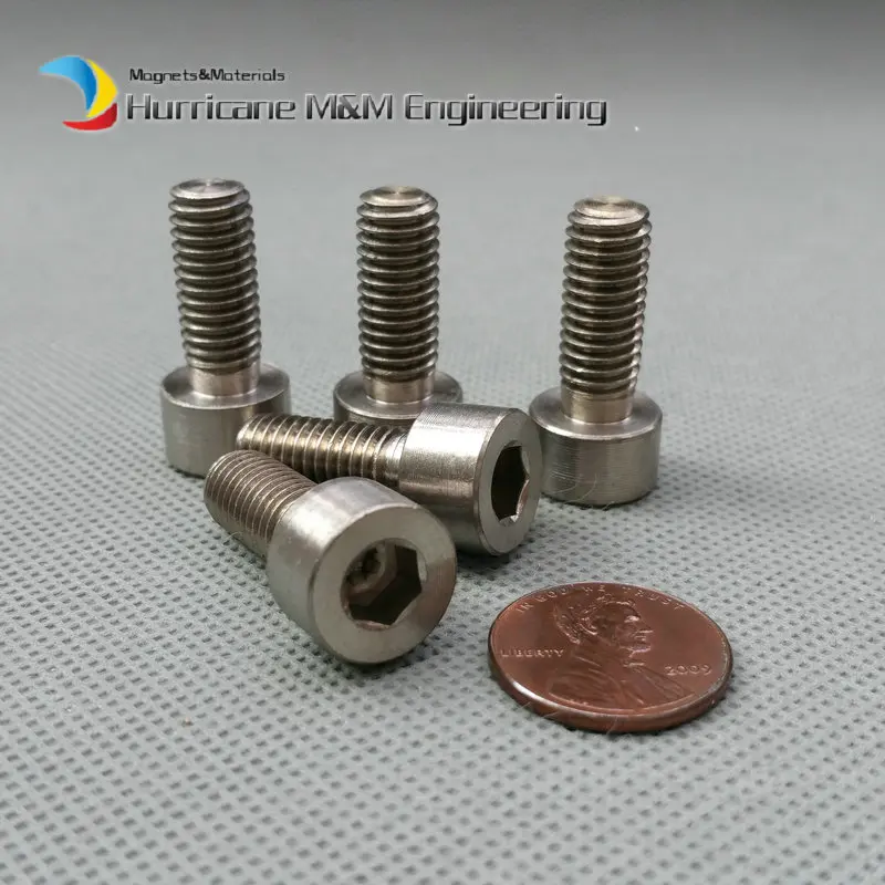 

1 Pack M8 M8x25mm Titanium Ti Bolts DN912 Original Ti Color not Polished Column Hexagon Socket Head Titanium Screws Ti Fasteners