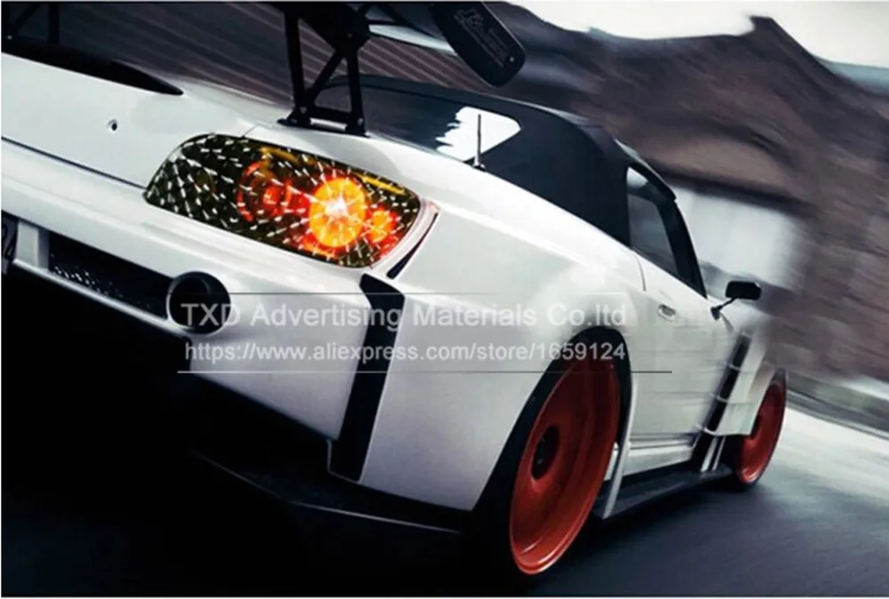 30X100CM/Lot Cat Eye Headlight tint film Auto Car Styling Headlights Stickers Taillight Film Stickers Lamp tint film car number plate