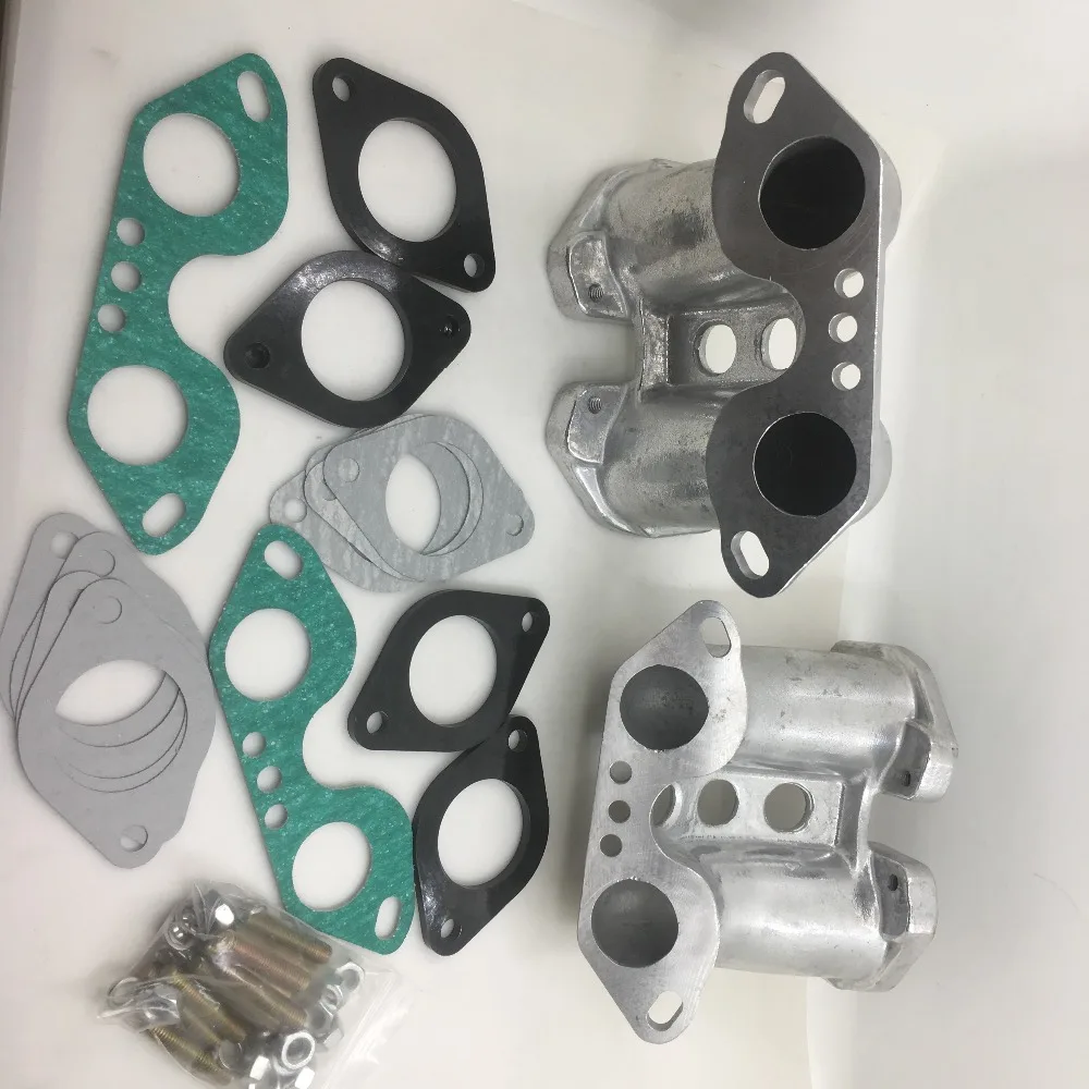 SherryBerg FAJS DUAL INTAKE MANIFOLDS KIT FOR PORSCHE 914 WEBER IDF DELLORTO DRLA EMPI carburetor/carb manifold