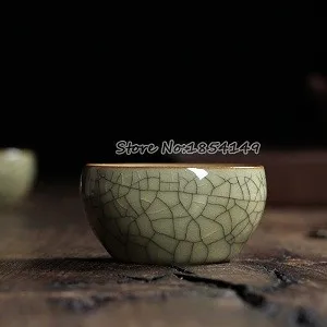 Два цвета Китайский Longquan Celadon Китайская гайвань чайные чашки и блюдце чайная чаша 55 мл брат печной фарфор чайник кофейная чашка