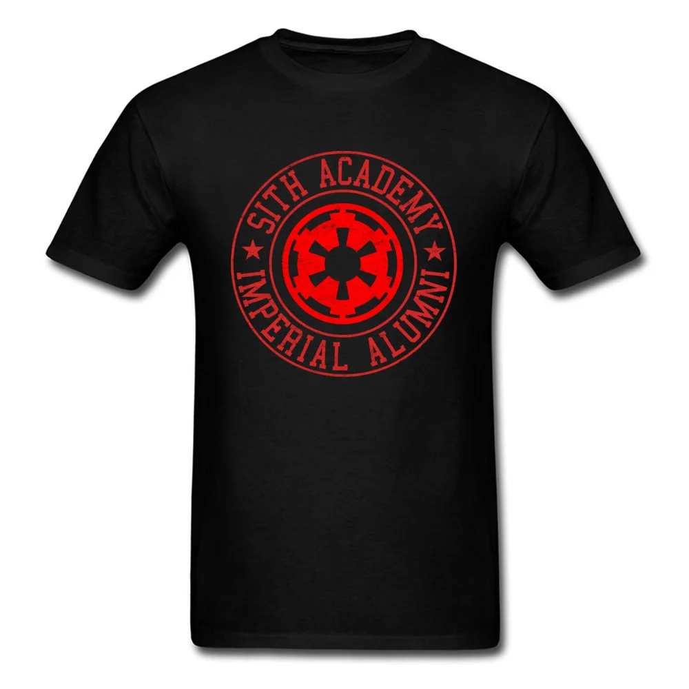 

Sith Academy Dark Side Star Wars Black Red T-shirt Men Short Sleeve O Neck Cotton Tops Tees Thanksgiving Gift T Shirt