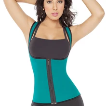 Женский жилет для похудения, спортивный, ультра-пот, неопрен, для тренажерного зала, фитнеса, талии, тренировочный жилет с молнией, женский жилет для похудения, бега