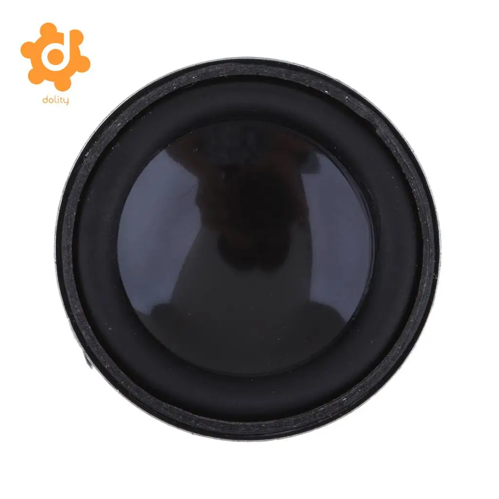 dolity 40mm 4Ohm 5W Full Range Audio Speaker PU Round Magnetic Loudspeaker 16 Coil