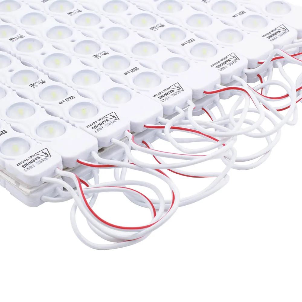 Светодиодный модуль SMD 2835 6 светодиодных линз 220 В IP65 Водонепроницаемый для DIY light