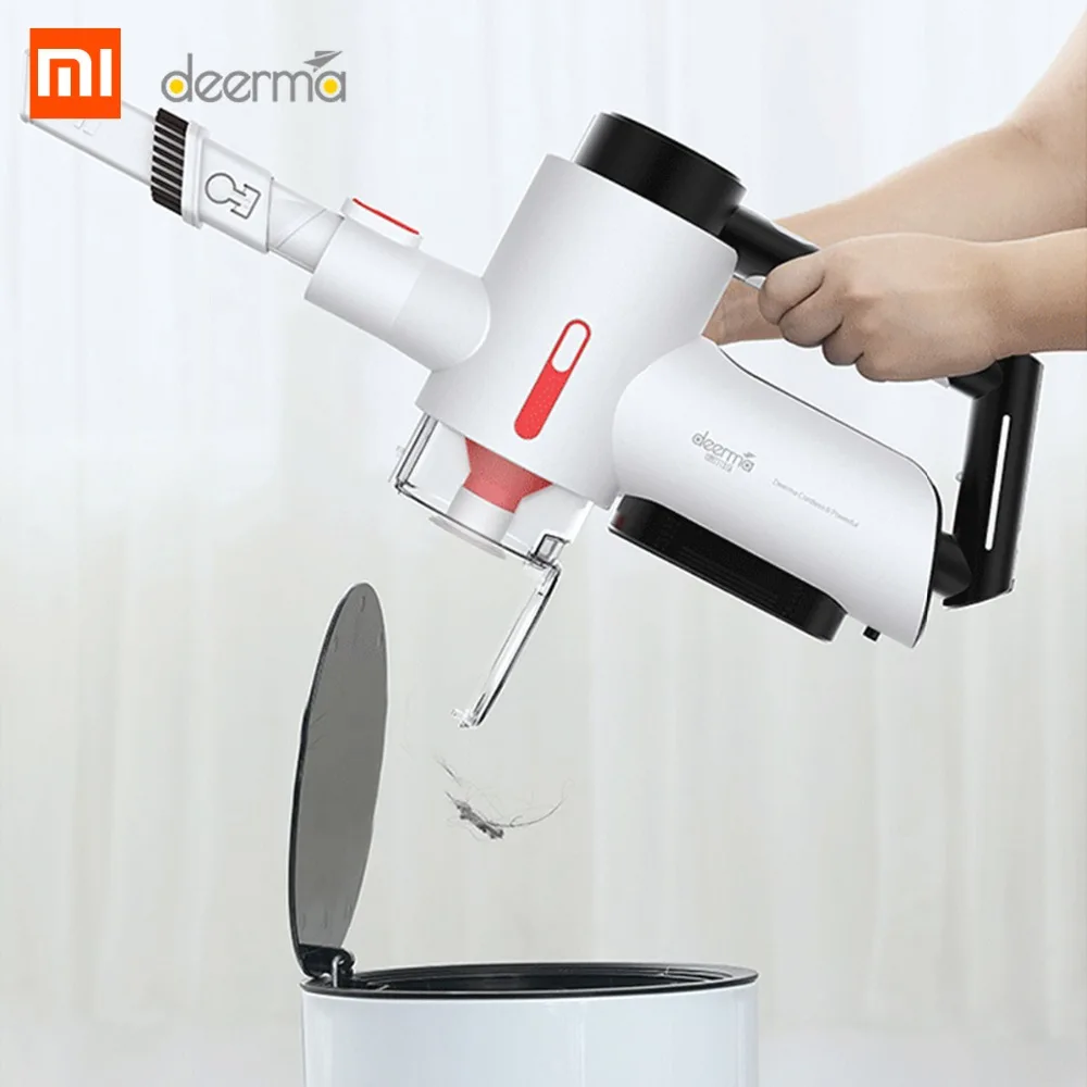 

XIAOMI Deerma VC40 Vertical Vacuum Cleaner Handheld Steel Mesh Rotary Filter Portable Wireless Strong Suction Vacuum Cleaner dfs