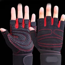 1 пара Pro Противоскользящий тренажерный зал тренировочные фитнес перчатки на пол пальца перчатка для спортзала Бодибилдинг тренировки спортивные перчатки для занятий фитнесом