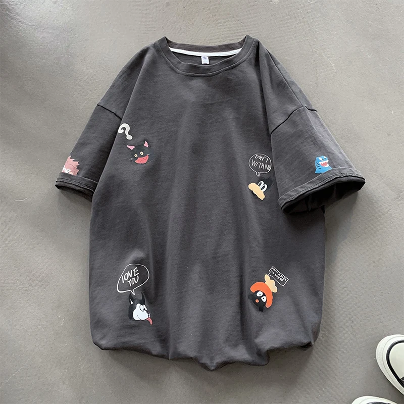 Hong Kong Trendy Short-sleeved T-shirt and 5-sleeve Top 2019-67313