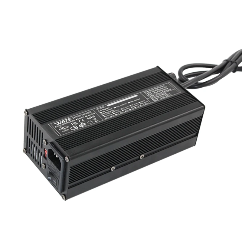 Carregador de Bateria Bicicleta de Alumínio Shell com Ventilador Carregador s 44.4 Li-ion Lipo - Limn2o4 Licoo2 e- 50.4 v 6a 12 - Image 5