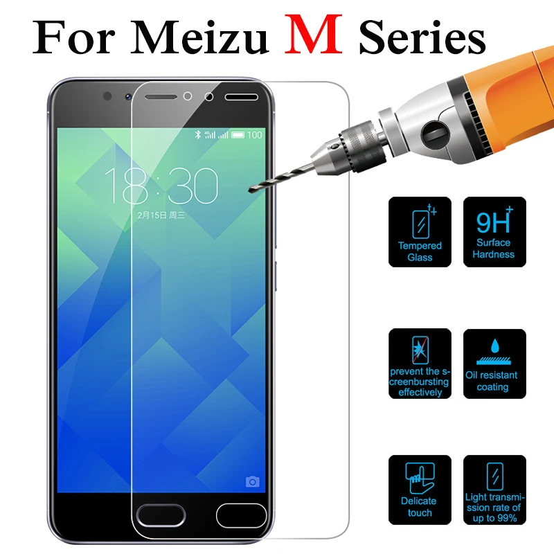 Защитный Стекло на Meizu M2 M3 M5 M6 Примечание Мэйси mx6 m5c м для детей возрастом 2 3 5 6