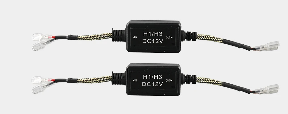 8 hlxg HB3 HB4 H4 H8 H11 H3 H1 H7 LED Headlight Decoder CANBUS EMC Canceller Capacitor Anti-flicker Error Free Auto Accessories