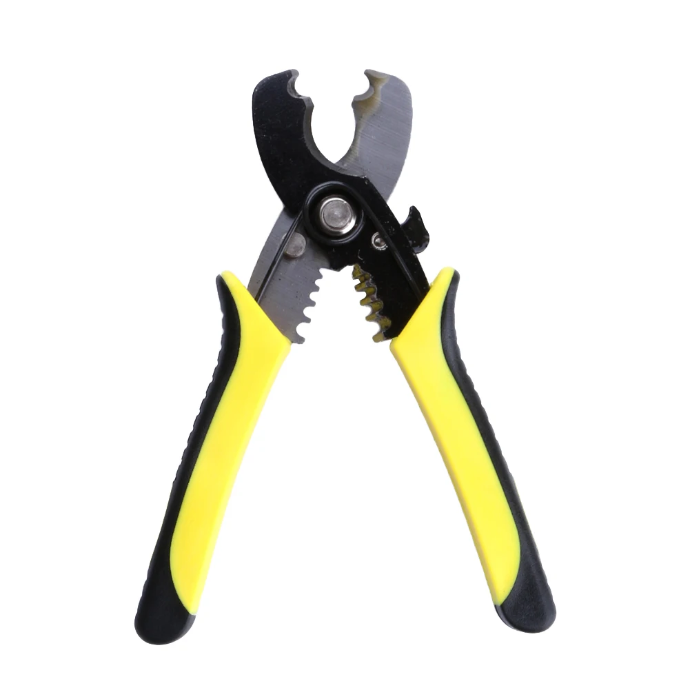 

8" Wire Stripper Cable Cutting Scissor Multifunctional Stripping Pliers Cutter 1.6-4.0mm DIY Hand Tools Ferramentas Herramientas