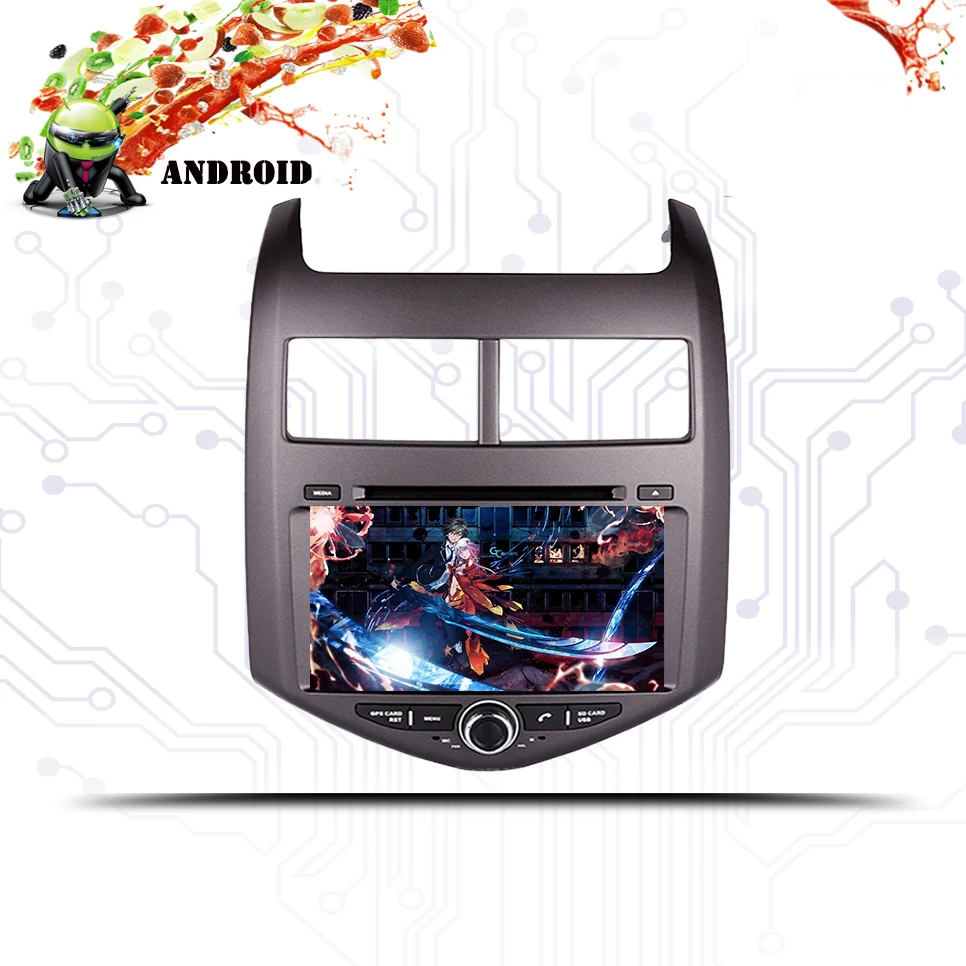 Discount 3G/4G LTE Navigation Dvd Android 9.0 System Stereo For Chevrolet Aveo Sonic 2011-2013 -18 Car Gps Multimedia Player Radio Audio 4
