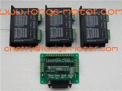 Axis Stepper Motorista Motor 1.7a 12-36vdc 128 128micostep Bipolar Controlador Board Db25 Cnc Novo 3 Dm420a