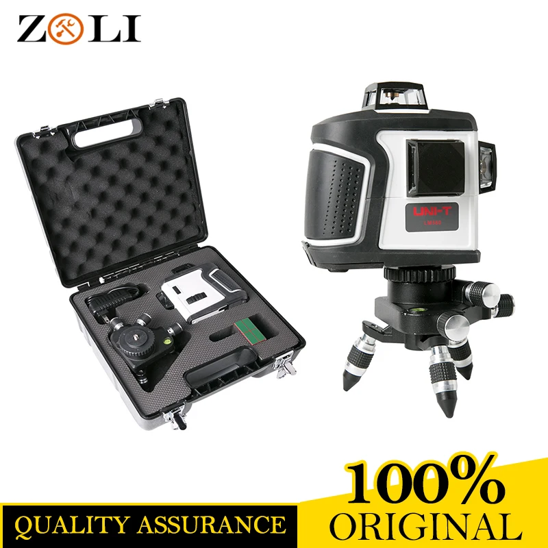

Uni-t LM560 Laser Level 3D 12 Lines 360 Horizontal&Ertical Cross LM560 Red&Green Line Laser Levels Automatic Leveling LM560G