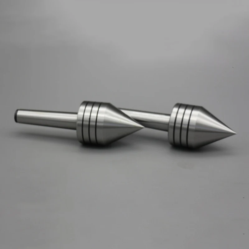 MT2 Live Center Morse Taper Bearing Tailstock Center 0.001mm 60 Degree For CNC Cutter Lathe Tool For Metal Wood Lathe Turning