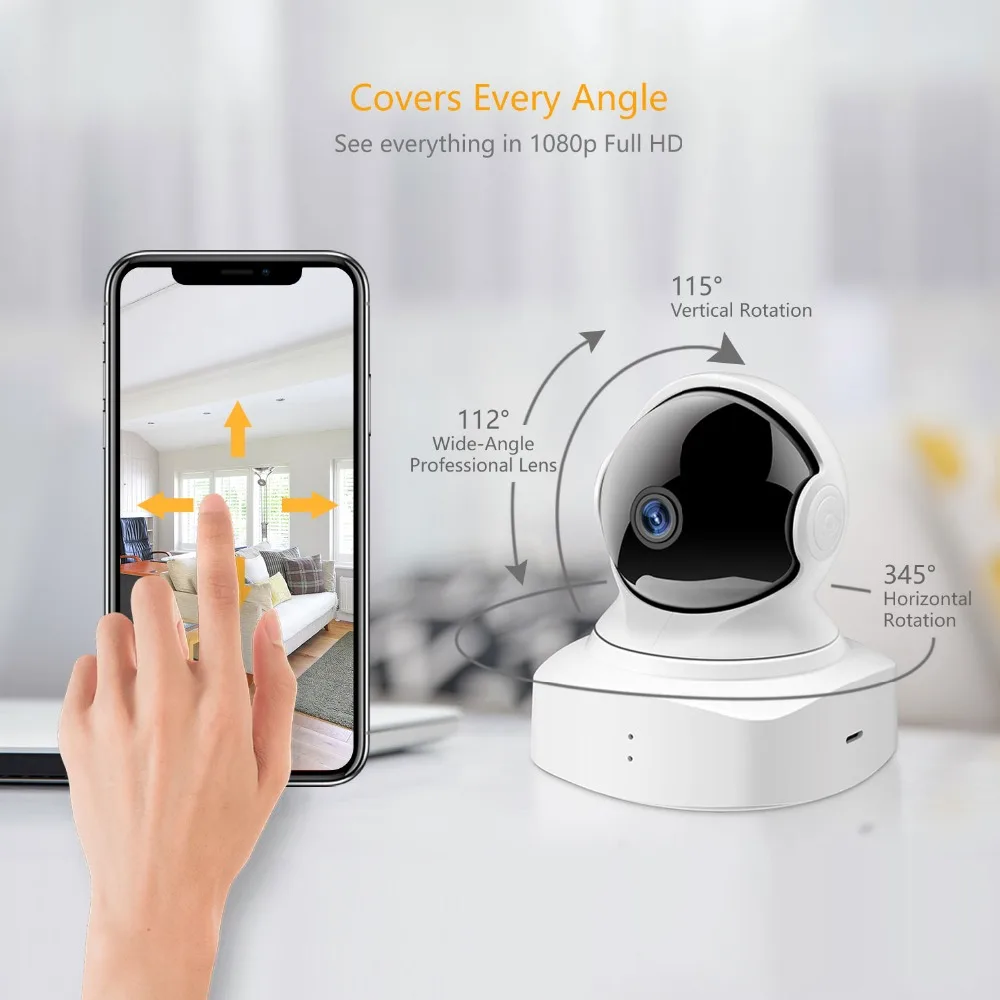 YI Cloud домашняя камера 1080P HD Беспроводная ip безопасности