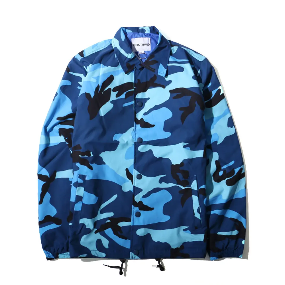 Color Camo Windbreaker Coaches Jackets 4