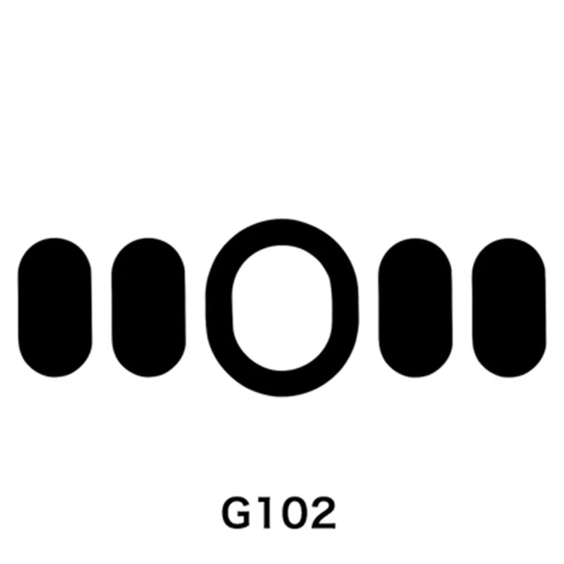 Logitech G102 mouse feet