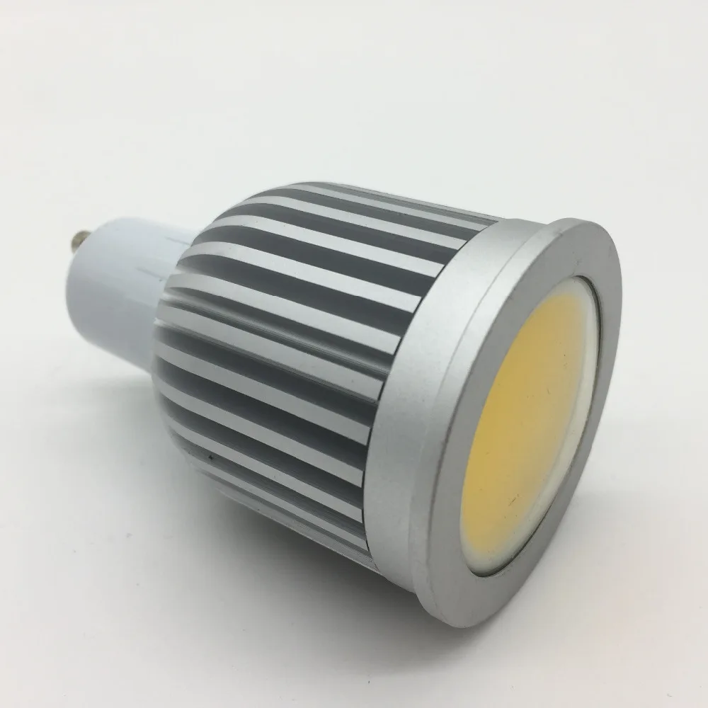 9 Вт GU10 алюминиевый COB Светодиодный прожектор лампы теплый белый/холодный белый внутренний светодиодный прожектор AC85~ 265 в