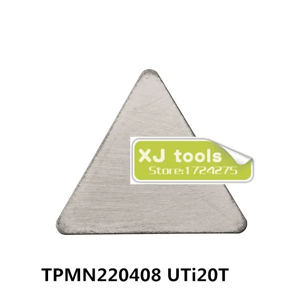 

10pcs TPMN220408 UTi20T/TPMN220412 UTi20T milling insert for / standard machine TPMN cnc lathe inserts TPMN Triangle
