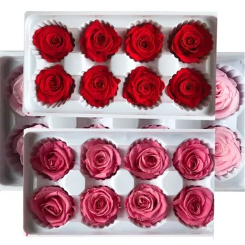

1 High Quality Preserved Flowers Flower Immortal Rose 4 Cm Diameter Birthday Mothers Day Gift Of Eternal Life Flower Material