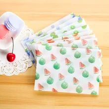 8 шт./упак. свежие фрукты прозрачный конверт Свадебные письмо-Приглашение открытки Сообщение Крышка карты Бумага сумка для хранения