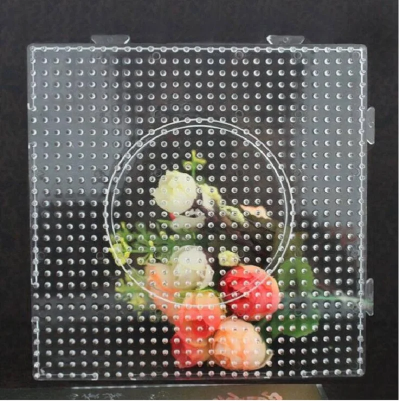 5mm Pegboards For Perler Bead Hama Fuse Beads Clear Square Design Board