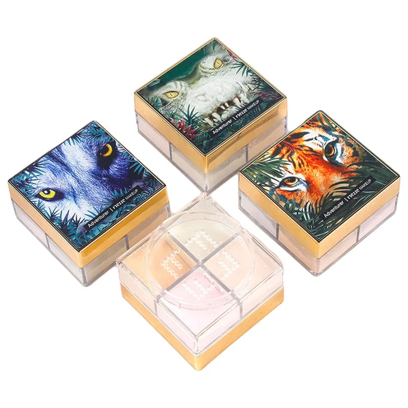 

2019 Soft Matte Animal Loose Powder Translucent Facial Setting Lasting Oil Control Mineral Palette Waterproof Facial Cosmetics