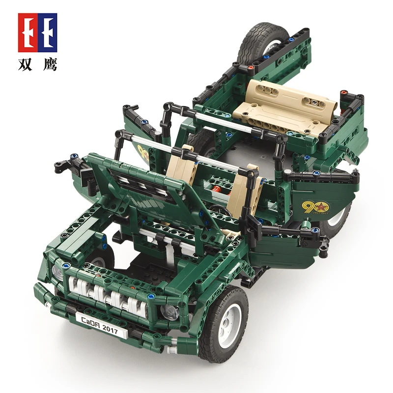 

Military Weapon RC Jeep Truck Car Model Building Blocks Bricks Educational Toys For Children technic 20011 20033 42065