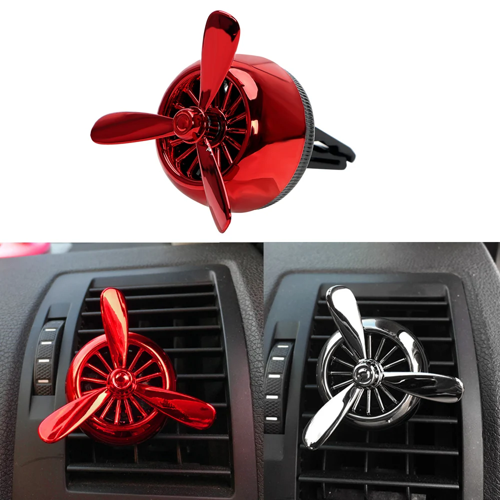 

Car Air Freshener Solid Fragrance Smell Outlet Vent Clip Air Force 3 Propeller Auto Ornament Aromatic Car Perfumes Car Styling