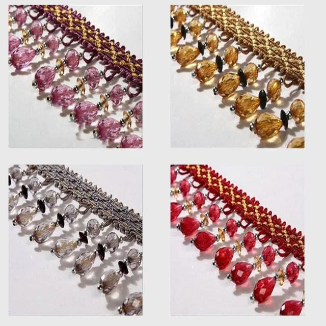 12yard Lot 12colors Curtain Lace Accessories Tassel Fringe Trim