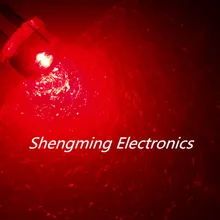 20 шт 8 мм прозрачный красный свет соломенная шляпа Светодиодный диоды широкий угол DIP лампы