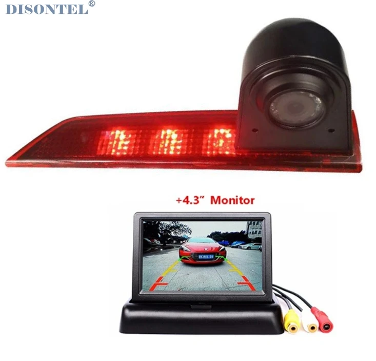 

HD Car Brake Light Rear View Camera for Ford Transit Custom 2012-2015 DC 12V With 4.3" LCD Monitor