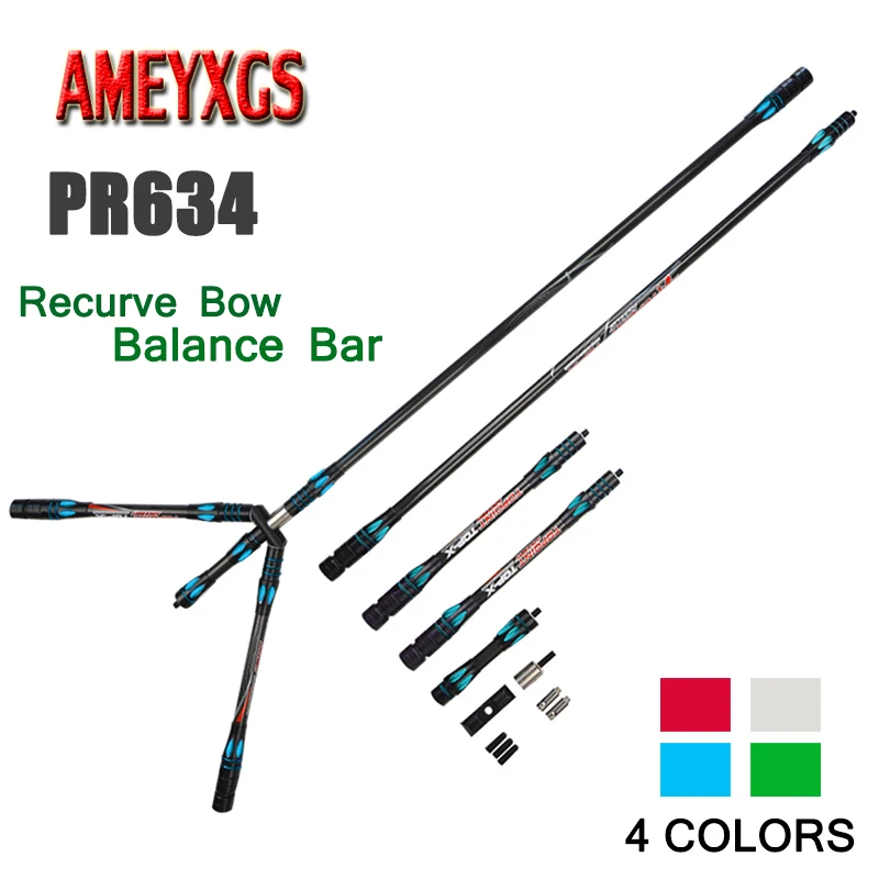 

1set Archery Recurve Bow Stabilizer Balance Bar Bow And Arrow Shooting Shock Absorber Damper Rod For Outdoor Hunting Accessories