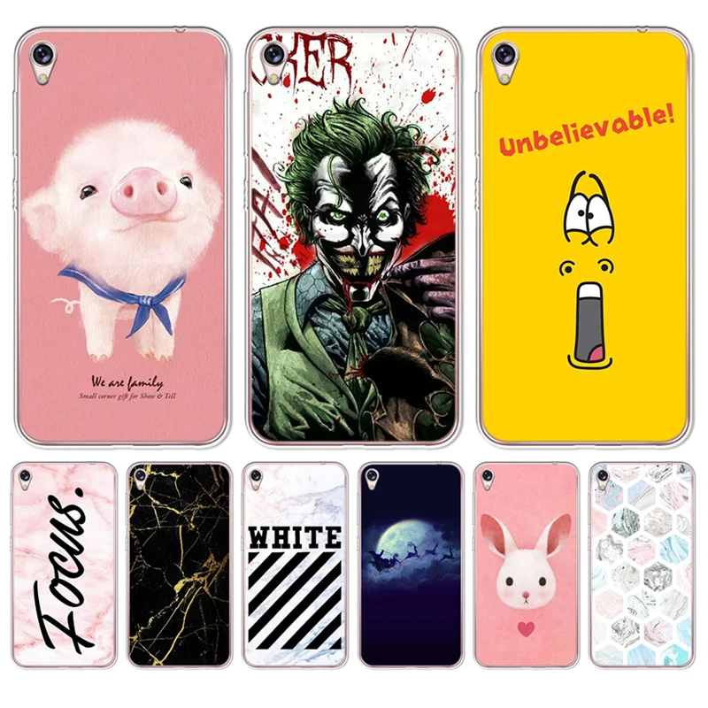 Joker Cute Marble Rabbit Pig For Asus Zenfone Live ZB501KL Max 3 4 Pro M1 ZB602KL ZC520KL ZC520TL Phone Case cover luxury capa |