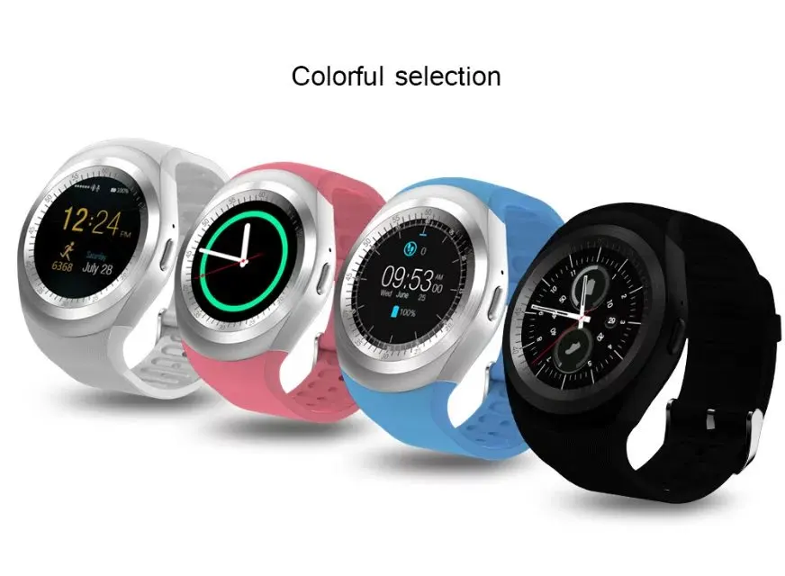 Купить алия новый В1 Bluetooth смарт часы круглый часы часы relogios ...