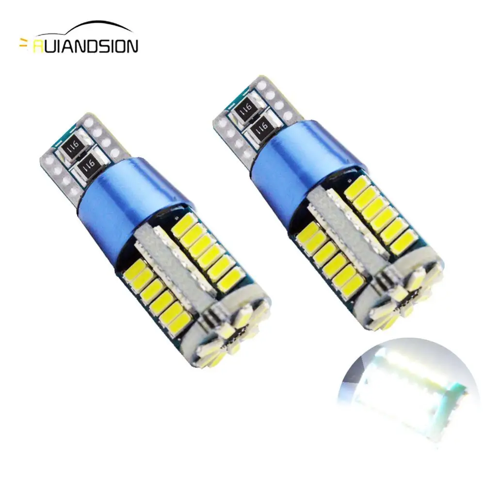 

2x 3W Non-polar W5W T10 4014 Canbus Car LED Lights Auto 12-24V Bulbs 194 2825 Parking Position Width Lamp Side Clearance Lights