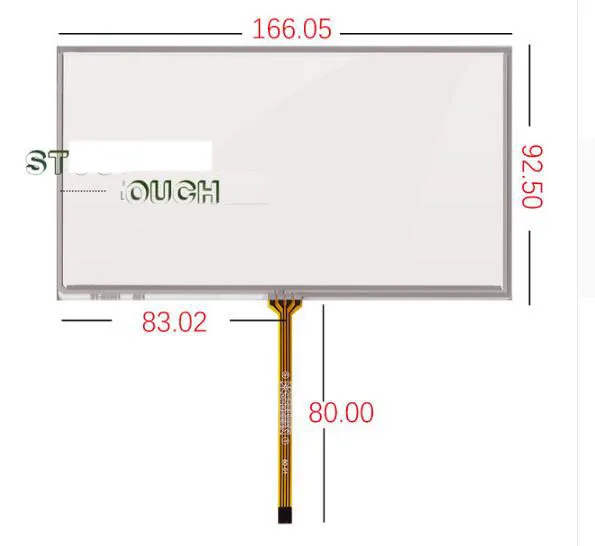 

6.95'' inch car GPS touch screen TM070RDH01/C070VW03 V0 ST-069501