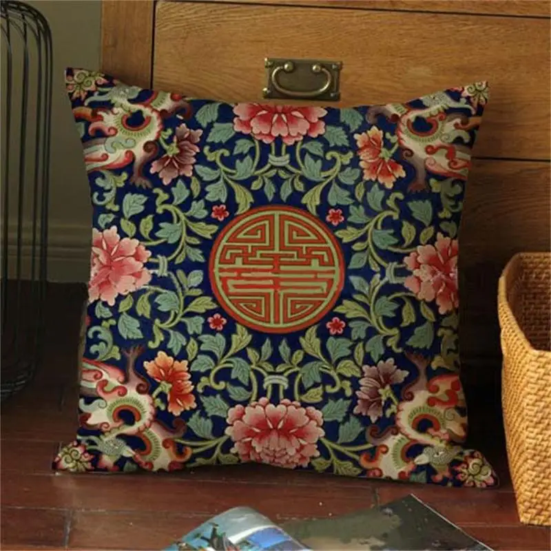 Free shipping Retro ethnic style Cushions Home Decor Modern new Chinese