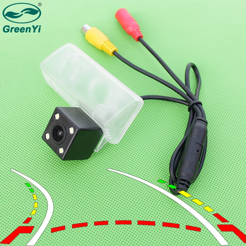

GreenYi Parking Line Dynamic Trajectory Rear View Camera for Nissan Tiida Sedan Versa Teana J32 Bluebird Sylphy Moving Guideline