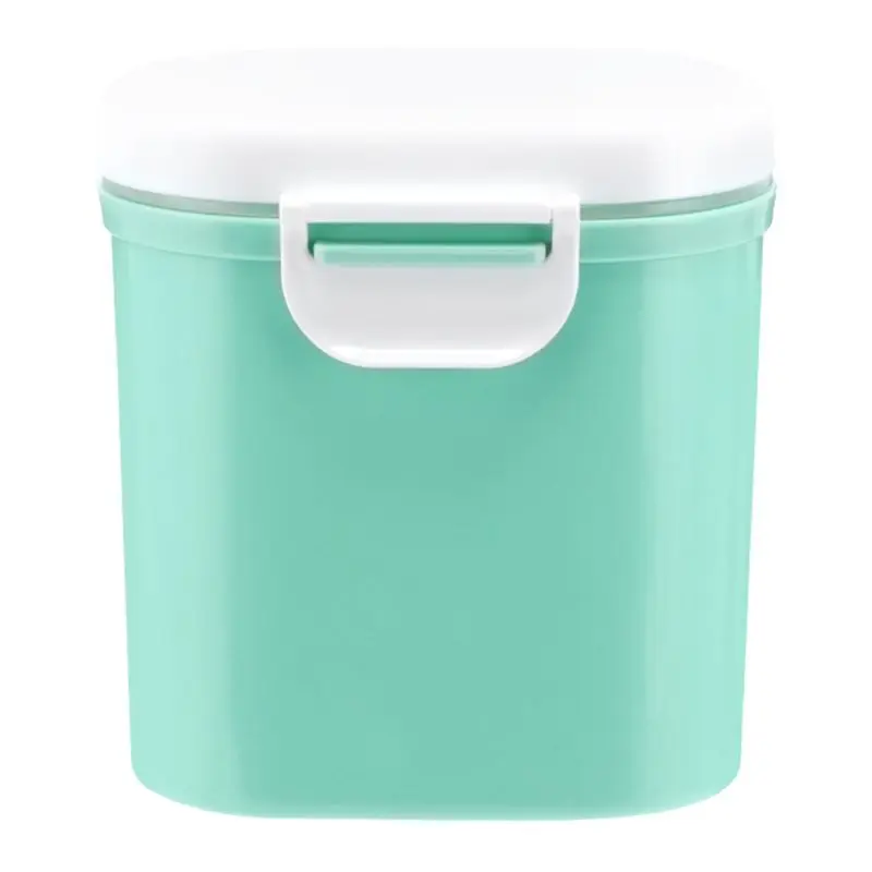 Детские Портативный молочный порошок запечатанные коробки диспенсер детский пищевой контейнер большой емкости коробка для хранения - Color: Green L Size