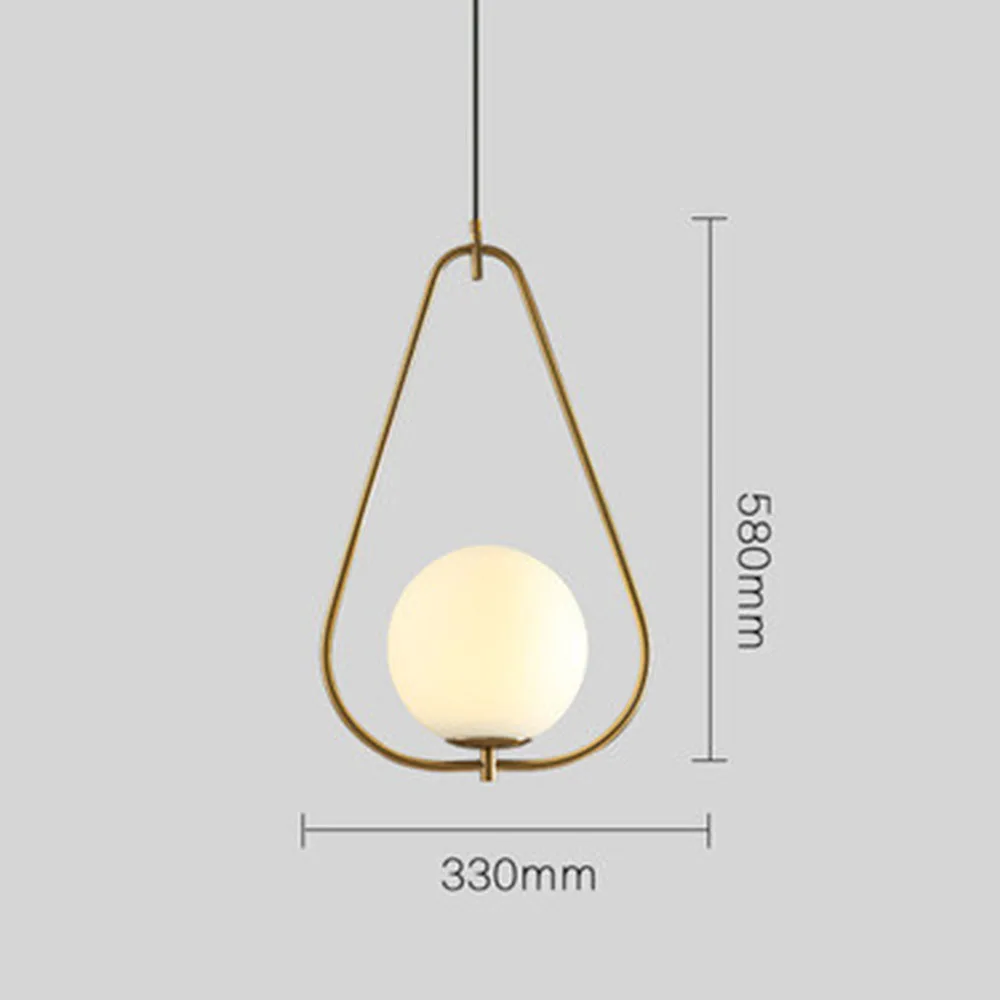 Современные подвесные светильники, металлический стеклянный круглый шар, подвесной светильник, минималистичный, скандинавский стиль, для гостиной, столовой, бара, прикроватные, для кухни
