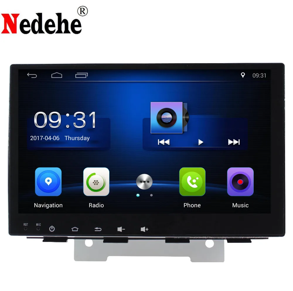 Автомобильный DVD плеер Nedehe 9 дюймов четырёхъядерный Android 8 1 для Geely Emgrand EC7 2014