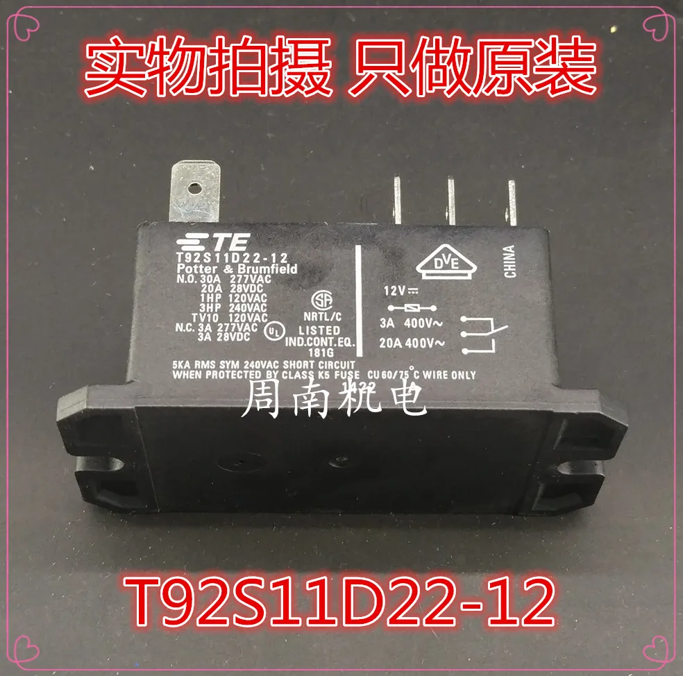 

2Pcs/Lot Relay T92S11D22-12 30A 12V 8Pin New And Original