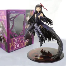 Аниме Мадока волшебная девушка Puella Magi Akemi Homura Devil Ver. 25 см ПВХ фигурка коллекция моделей кукол модель сексуальная девушка игрушка