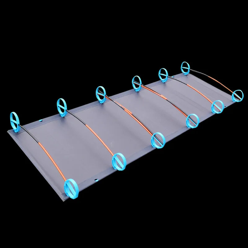 2018 Outdoor Folding Camp Bed Single Sleeping Mat Mattress Pad Portable Bed with Camping Outdoor Bed Moistureproof Pad