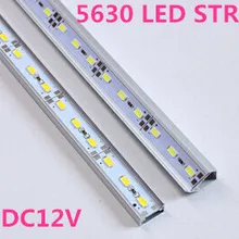 U/V стиль Глобальный 10 шт./лот 50 см DC 12 В 36 SMD 5630 жесткий Светодиодные ленты бар свет с алюминиевой сплава В виде ракушки