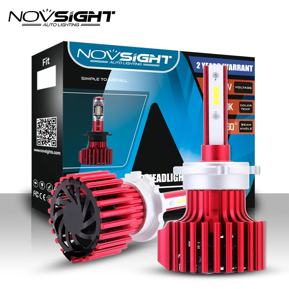 Светодиодные фары NOVSIGHT D1 D2 D3 D4 S/R для автомобиля 60 Вт 10000LM/комплект