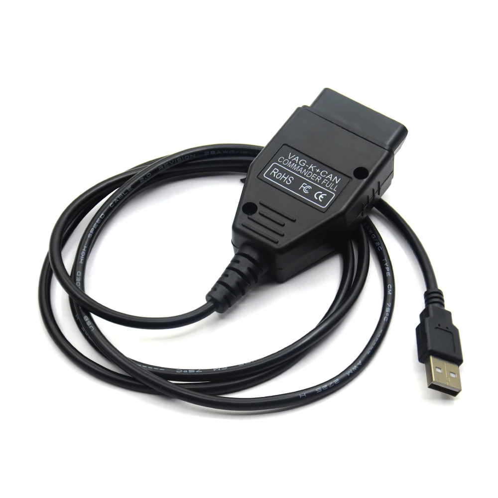 VAG K + CAN COM Commander 1 4 obd2 диагностический сканер инструмент OBDII vag Кабель для